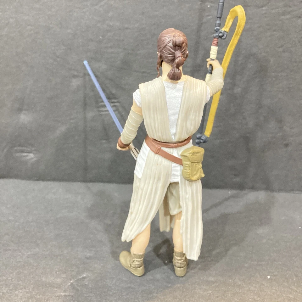 "Star Wars The Black Series Rey (JAKKU) con personal y sable de luz #02 suelto 6""" Foto 3 de 4