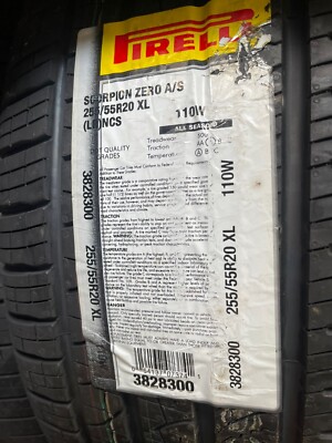 2 Tires Pirelli Scorpion Zero All Season 255/55R20 110W XL (LR) (DC) Performance