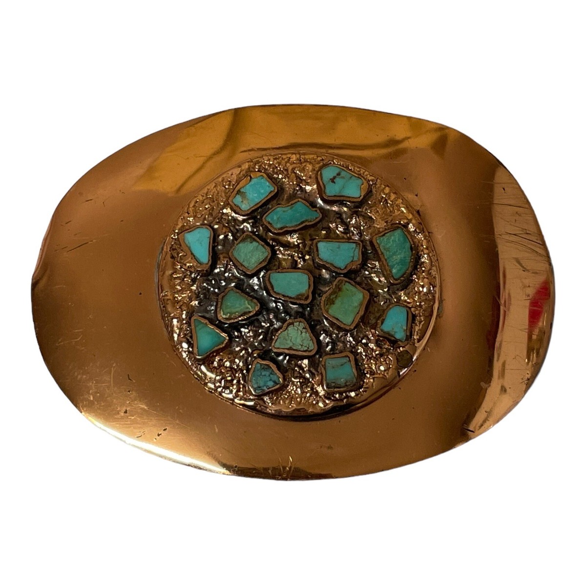 Vintage nickel silver bell belt buckle copper Vintage Belt Buckle Nickel Silver Bell Road Runner copper  main image 3
