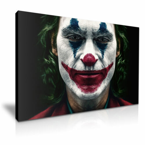 Déco murale en toile extensible Joker 2019 Joaquin Phoenix ~ plus de taille - Photo 1/6