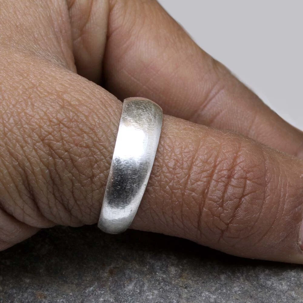 Silver Ring Jointless Pure Silver Band without joint