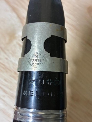 Vintage Buescher Aristocrat Clarinet Black Melodia Mouthpiece Martin Hard Case - Photo 5/7