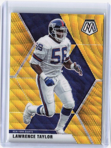 2020 Panini Mosaic #154 Lawrence Taylor Prizm Gold Wave #'d /17 - Picture 1 of 2