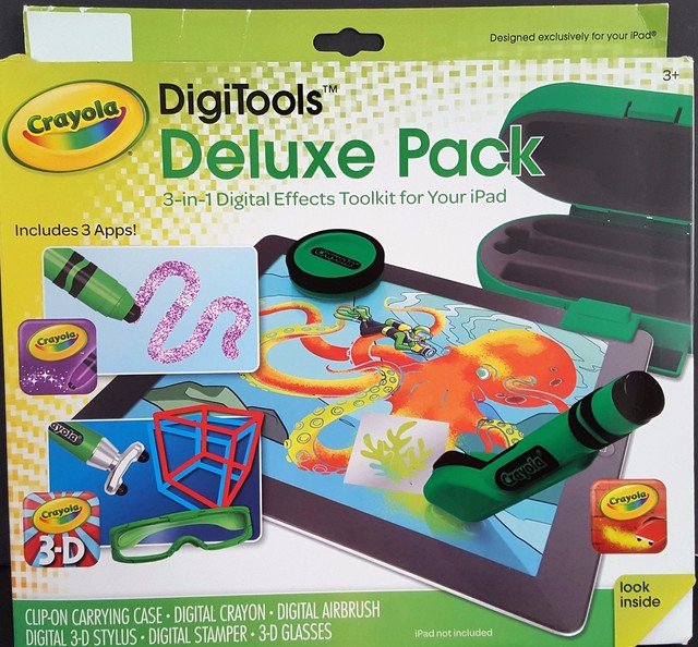 Crayola Digitools Deluxe Pack 3in1 Digital Effects Toolkit for Your