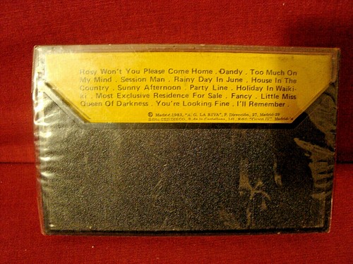 KINKS FACE TO FACE ANOS DORADOS RARE NEW SEALED SPAIN COPY CASSETTE TAPE CAZ 434 - Picture 2 of 2