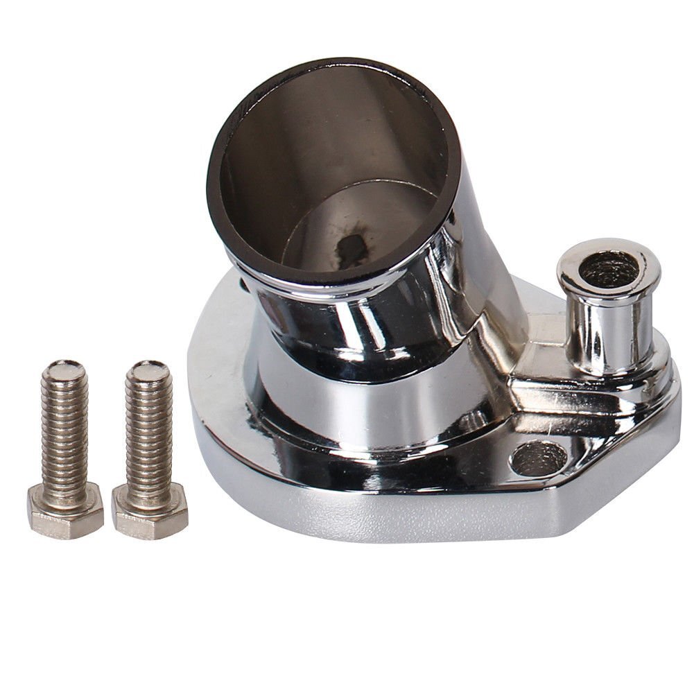 WTN1008 Chrome Thermostat Housing Water Neck For Ford V8 60 Degree