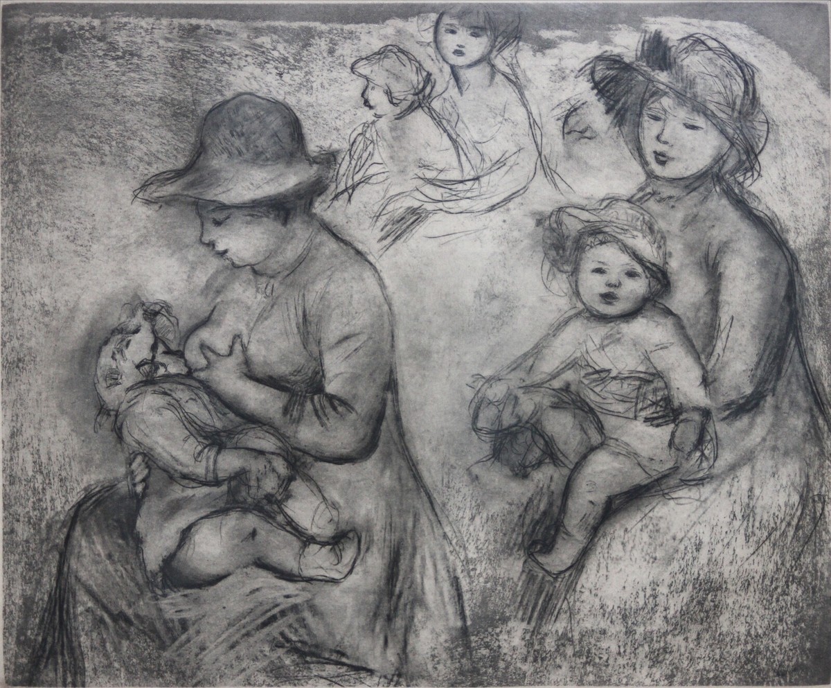 PIERRE AUGUSTE RENOIR-Original LIM.ED Etching-