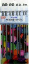 🔥4 Pairs Knitting Needles Single Point Knit Pins Set Plastic Hobby Craft Yarn