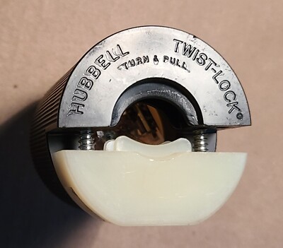 HUBBELL TURN&PULL TWIST-LOCK MALE PLUG