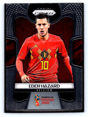 2018 Panini Prizm World Cup 13 Eden Hazard - Belgium  
