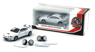 BM Creations 1999 Toyota Celica GT-Four - White - LHD 1:64 Diecast Car 64B0420