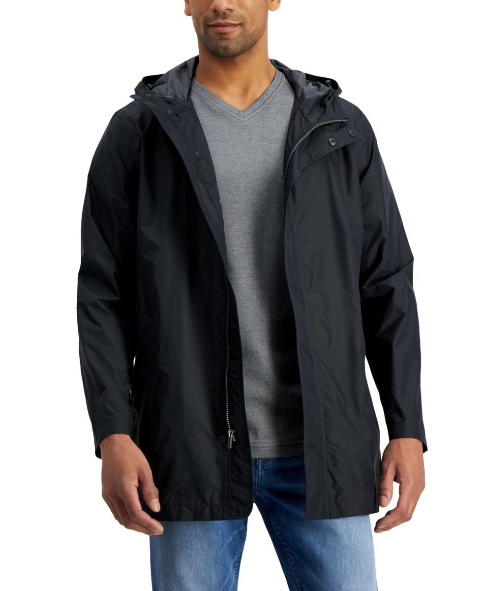ALFANI Packable Rain Coat Men's sz M Medium