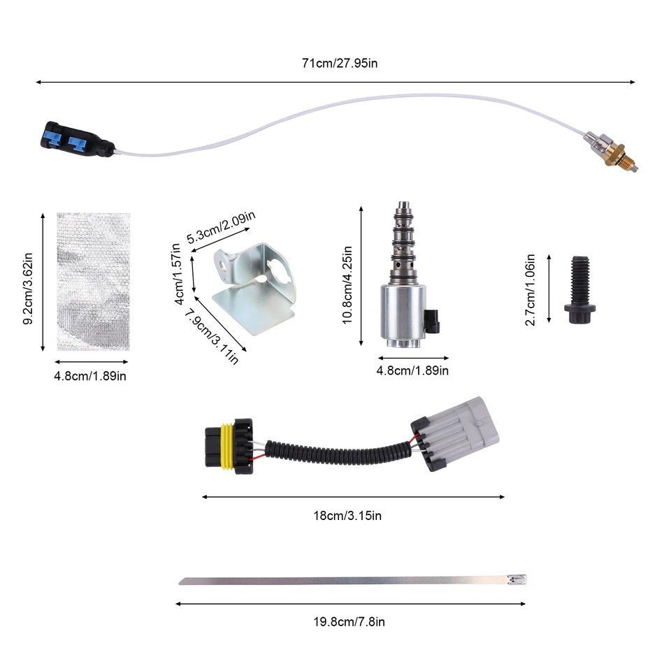 Turbo VGT Tune-Up Kit- Vane Position Sensor + VGT Solenoid for 2004.5-16 GM 6.6L - Imagem 2 de 4