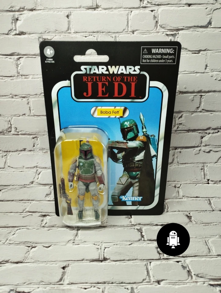 Star Wars Vintage Collection Boba Fett Yellow Card Hasbro  - Imagen 1 de 1