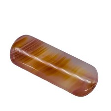 Red Orange Sardonyx Pendant Bead  41x16mm  1 Bead 