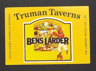 Matchbox Label Brewery Pub Inn Bens Larder Truman Taverns MG704
