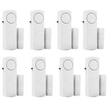 8 Home Safety Burglar Alarm Wireless System Security Device Door Window Sensor