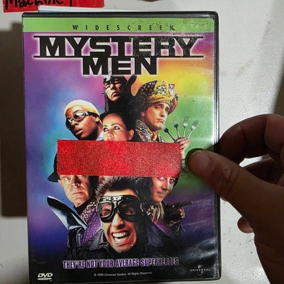 Mystery Men DVD 1999 Superhero Comedy Ben Stiller Widescreen