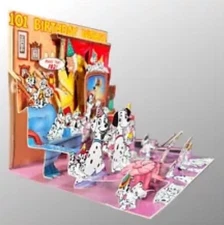 Vintage Pop-Up Greeting Disney 101 Dalmatians Birthday Cards
