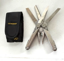 Leatherman Wave Multi-Tool 2nd Gen Stainless Steel W/Nylon Sheath New No Box