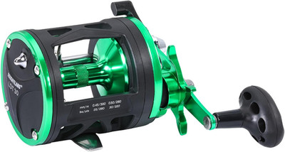 round Baitcasting Fishing Reel  CNC Machined Aluminum Body Catfish Reel with 25L