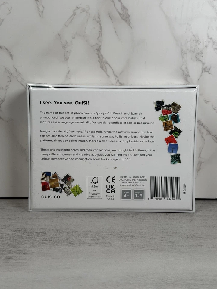 OuiSi Creative Games of Visual Connection Photo Cards Cards Sealed - Image 2 of 4