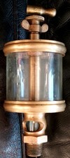 Antique Brass Sight Drip Oiler Hit Miss Steam Engine Motor Lubricator 554 Gas XX
