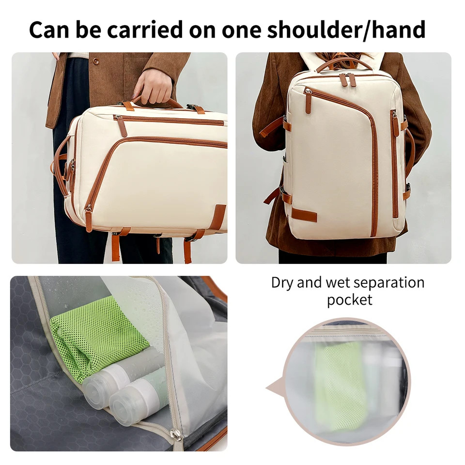 Business Laptop Backpack Large Capacity Travel School Bag Unisex Computer Pack image 6