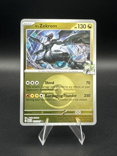 N's Zekrom (Poke Ball) 155/217 Me: Ascended Heroes Reverse Holo - Foto 1 di 2