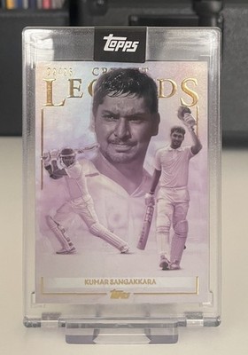 Topps Cricket Legends of the Game | Kumar Sangakara | Sri Lanka | Numbered /25