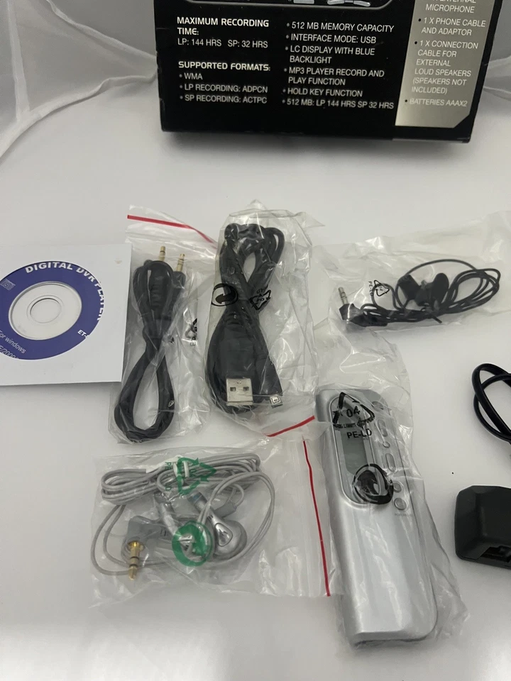 TEVION 512 MB DIGITAL VOICE RECORDER - Image 4 of 4