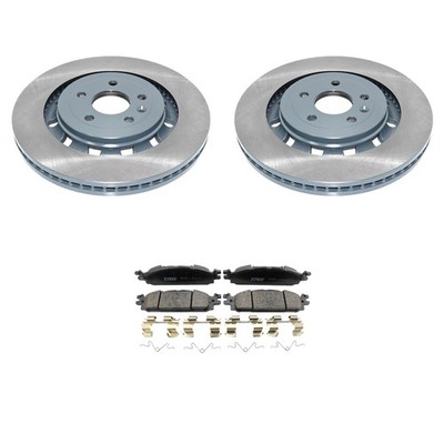 DuraGo Front Rotors TRW Pro & Ceramic Disc Brake Pads Kit For Ford Explorer MKT