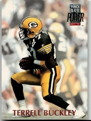 Terrell Buckley 1992 Pro Set Power Football Green Bay Packers