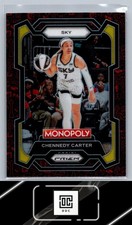 2024 Panini Prizm Monopoly WNBA #52 Chennedy Carter Classic Icons Red Prizm