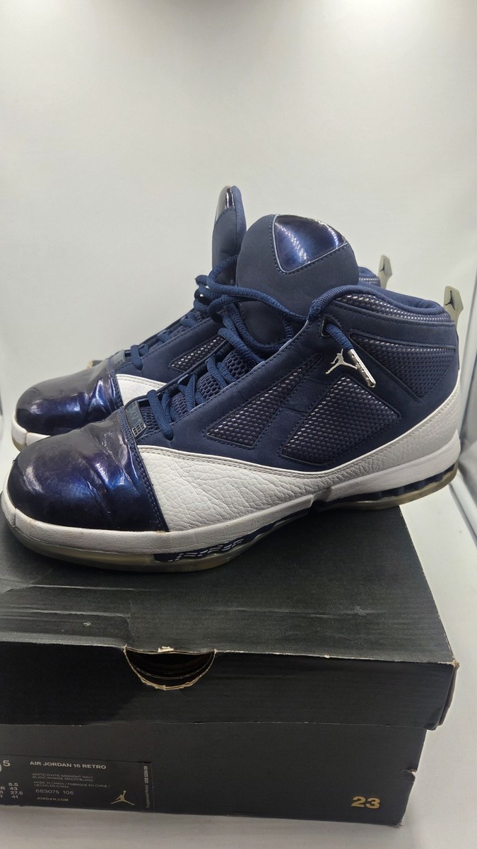 Jordan 16 Retro Midnight Navy 2016 Size US 9.5 View 4