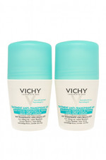 Vichy 48H Anti-Perspirant Roll-On Deodorant 50ml x2 Pack NEW Sealed