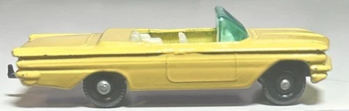 Matchbox Lesney #39 Yellow Pontiac Convertible