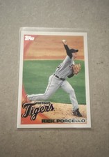 🟢2010 Topps Rick Porcello #35 Detroit Tigers Baseball Vintage Card