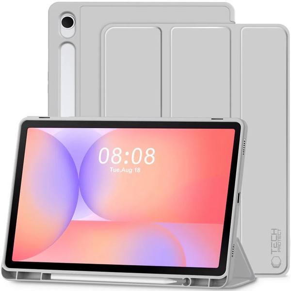 HüLle FüR Galaxy Tab S10 Lite/S10 FE/S9/S9 Fe Tech-Protect Case Cover Grau-image