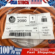 Allen Bradley 2090-CPWM7DF-16AA20 Motor Power Cable  US Free Tax