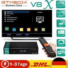 V8X DVB-S2X Ricevitore 4K H.265 Android 9.0 Triplo Sintonizzatore Ricevitore Satellitare