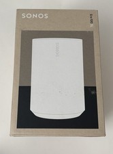 Sonos Era 100 SL Compact Microphone-Free Speaker WiFi Bluetooth White New Sealed