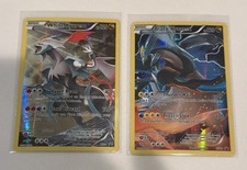 FULL ART Black + White Kyurem HOLO Pokemon XY80 XY81 Black Star Promo Set - LP on eBay