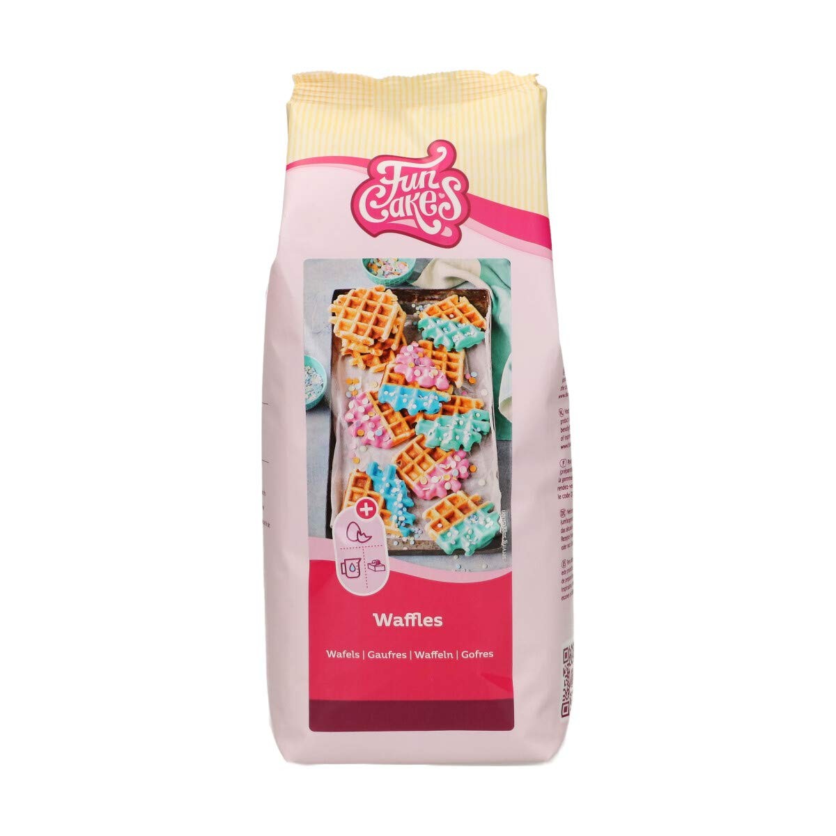 FunCakes Mix for Waffles, Easily Bake Robust Sweet Belgian 1 kg (Pack of 1) - Image 2