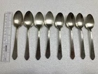 Lunt William and Mary Sterling Teaspoons - Set of 8