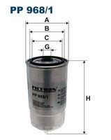 Filtron Kraftstofffilter FüR Alfa Romeo Fiat Lancia LDV LTI Piaggio