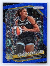 2025 Panini Prizm WNBA #89 Kamilla Cardoso Blue Velocity Prizms