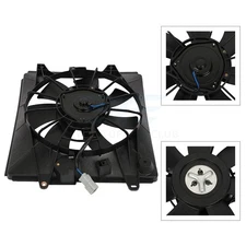 Radiator Condenser Cooling Fan AssemblyFor 2007-09 Honda CR-V 2.4L l4 4-Door
