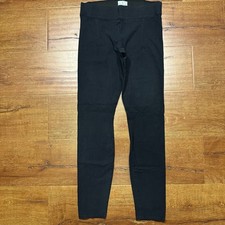 Helmut Lang Pull On Pants Womens M Black Skinny Fit Leggings City Career Modern