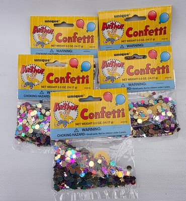 Arthur Party Confetti 0.5 oz. per Bag Lot of 5 Bags